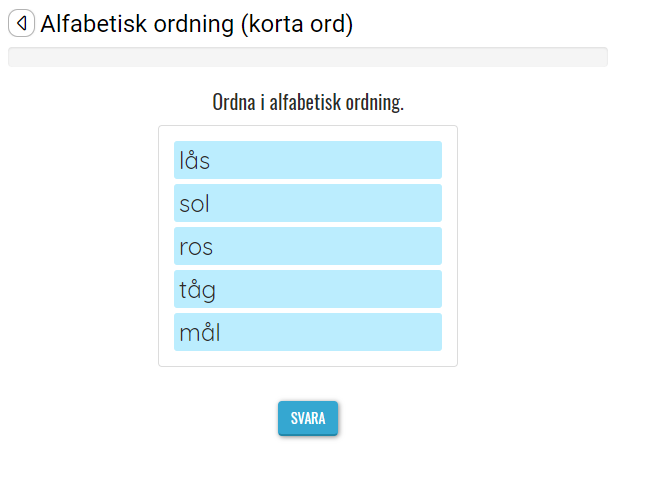 Alfabetisk ordning