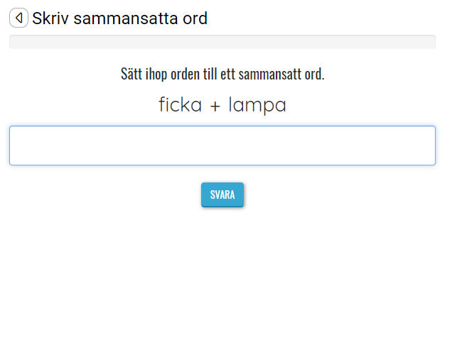 Sammansatta ord